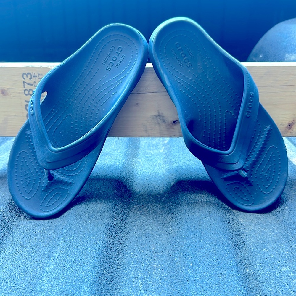 Kids Croc Sandals (Navy)